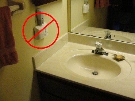 CO Alarm in bathroom
