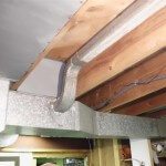 Downspout in to return air
