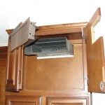Register inside cabinet