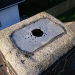 Holes in chimney cap