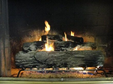 Gas Log Fireplace