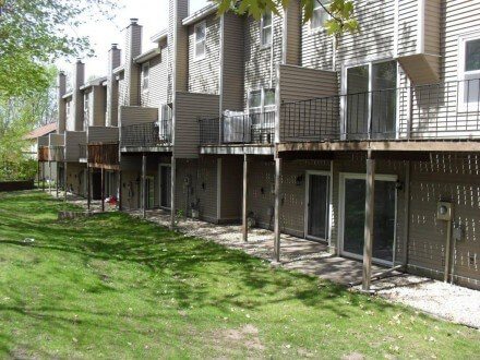 Decks on townhouses