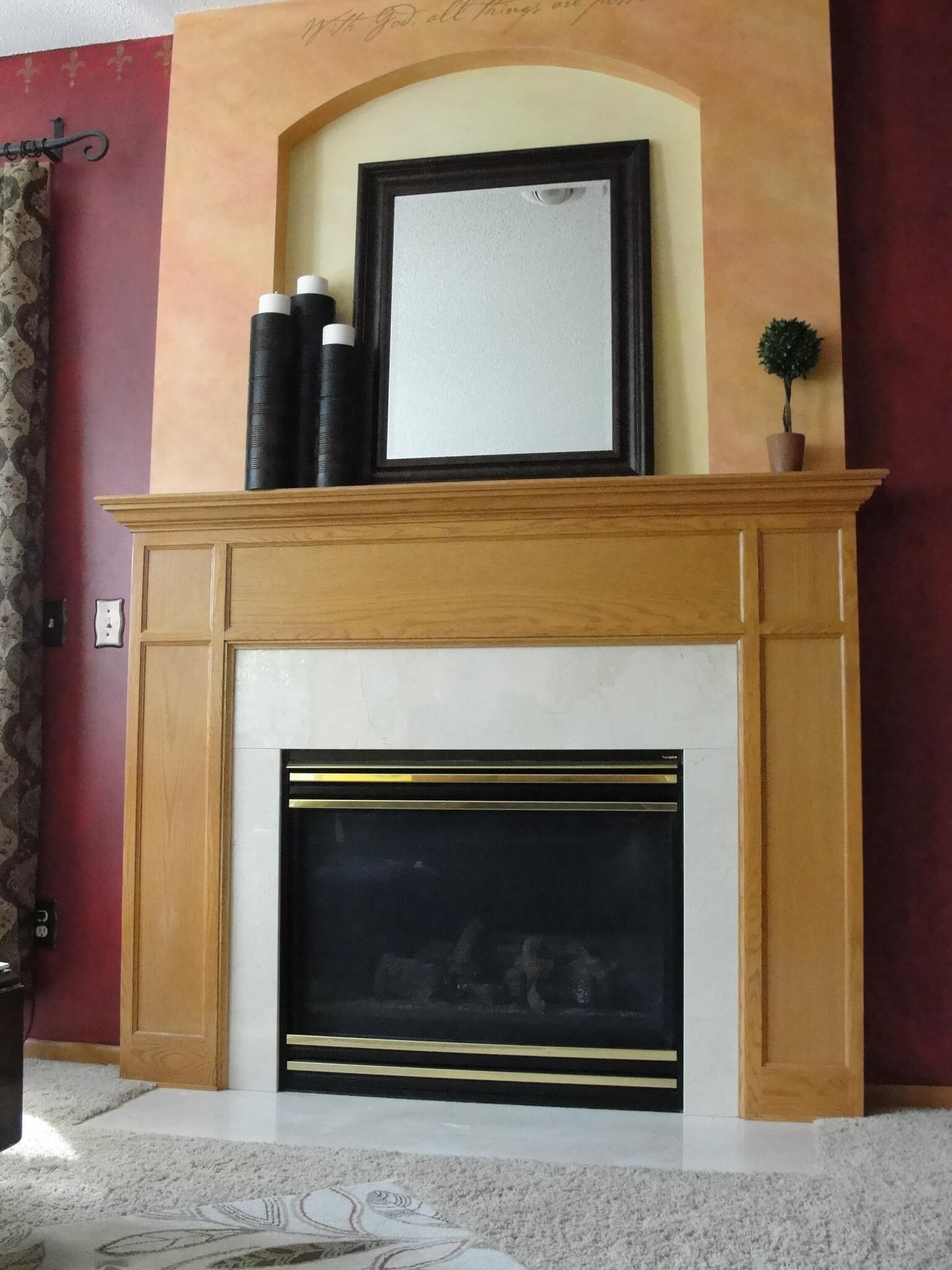 What types of fireplaces are safe for installing gas logs?