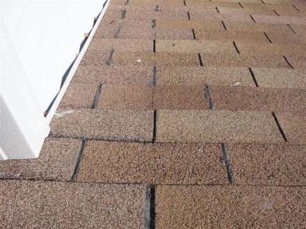 caulked shingles