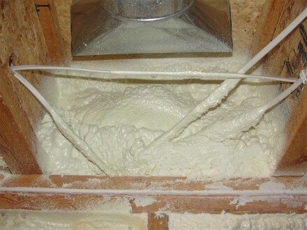 Spray Foam at Rim Space