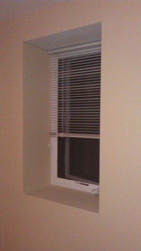Open window, photo taken with a mobile phone