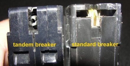 Tandem vs standard breaker