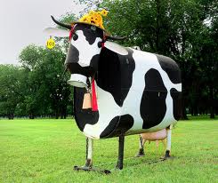 Fuel oil tank painted like a cow, courtesy of Scott Graham