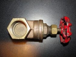 Gate valve fully closed