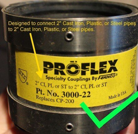 Steel banded rubber coupling