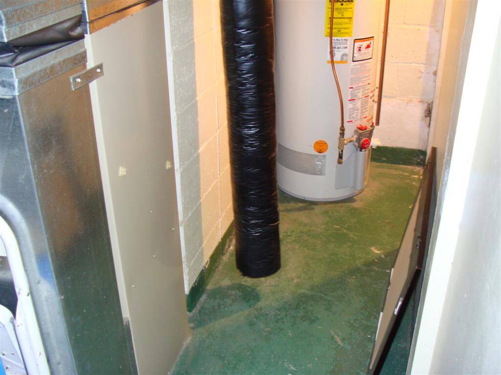 Combustion air duct