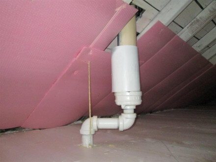 Plumbing vent increased in size 2