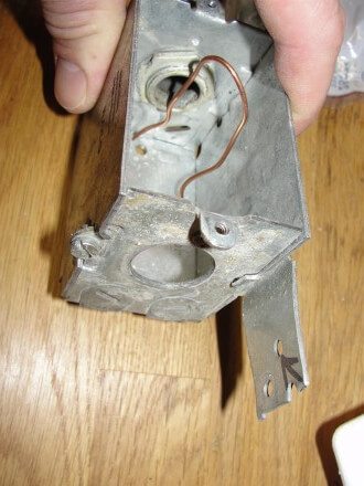 Knockout plug missing