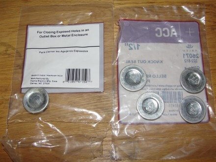 Knockout plugs