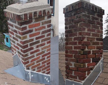 Incomplete Chimney Repair