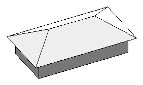 Plain hip roof