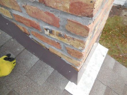 Bad Chimney Flashing