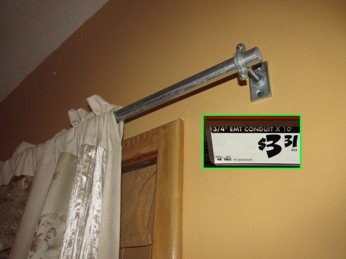 EMT Curtain Rod