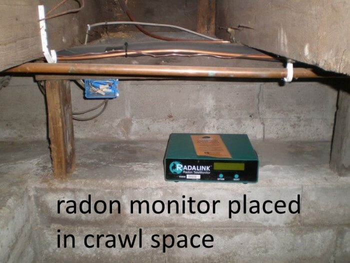 Radalink in crawl space