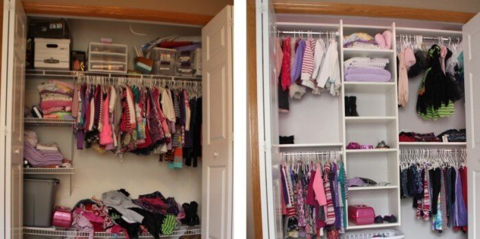 Closet Before and After