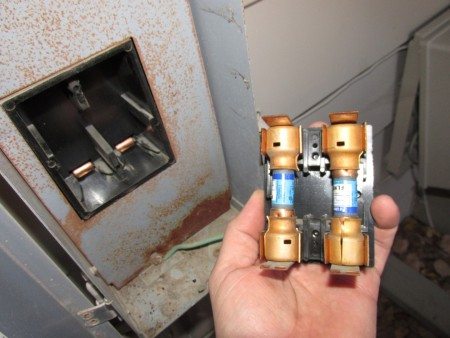 Fuses removed