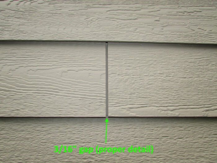 Proper gap at butt joint