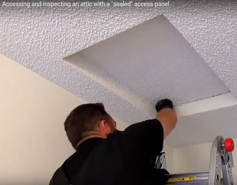 Should home inspectors ever open 'sealed' attics?