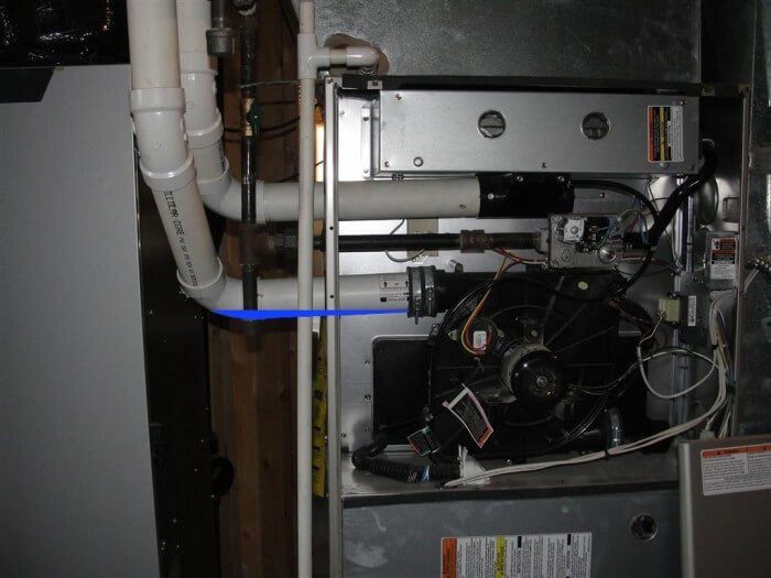 HVAC - backpitched furnace vent 2