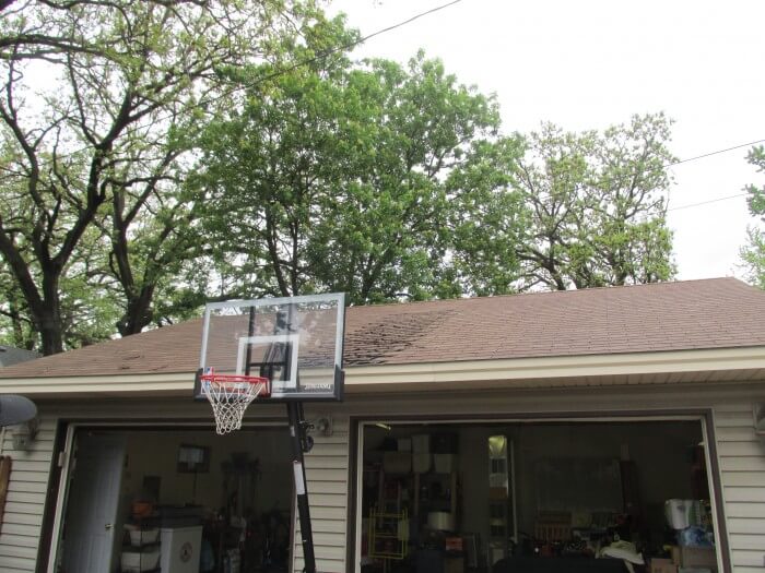 Magnifying glass basketball hoop