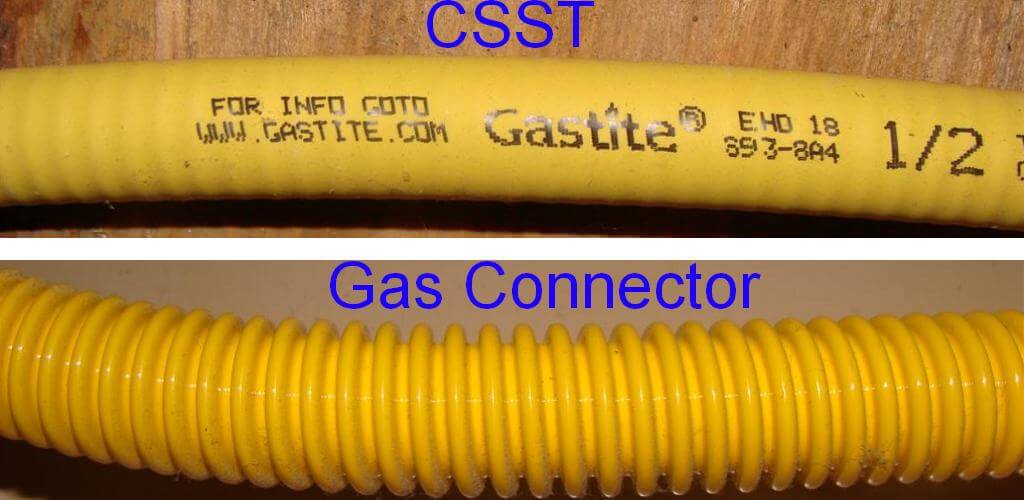 Gas Appliance Connectors Structure, Flexible Gas Supply Line Fireplace