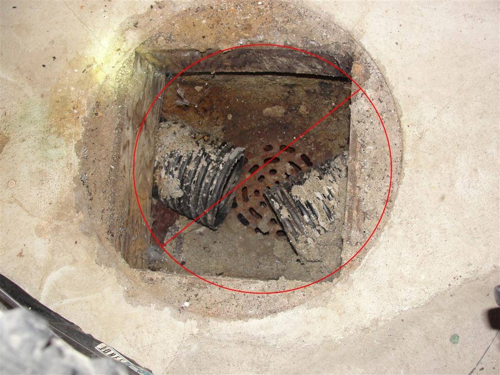 Sump Pumps shouldn't discharge into the sanitary sewer